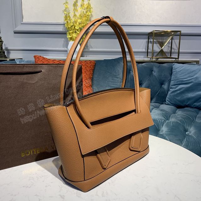 Bottega Veneta女包 純銅五金 寶緹嘉單肩女包 BV大號手提包 壓紋牛皮手拎包  gxz1078